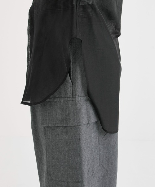 TAAKK（ターク）の「【TAAKK / ターク】MIRAGE JACKET→SHIRTS / ミラージュジャケット→シャツ（テーラードジャケット・メンズ・ブラック・2/1）」の11枚目の写真