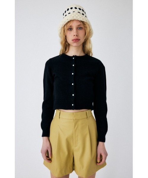 MOUSSY FLORAL PRINTED KNIT カーディガン MOUSSY（マウジー）の「FLORAL PRINTED KNIT カーディガン