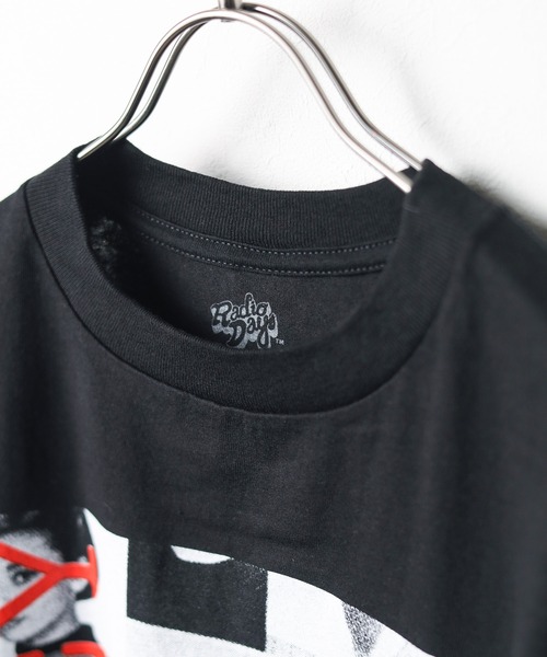 B.I.D.(ビーアイディー)の「《Radio Days》オードリーヘップバーン プリントTシャツ(Tシャツ/カットソー・レディース・ブラック/ホワイト・LARGE/X-LARGE/MEDIUM)」の5枚目の写真