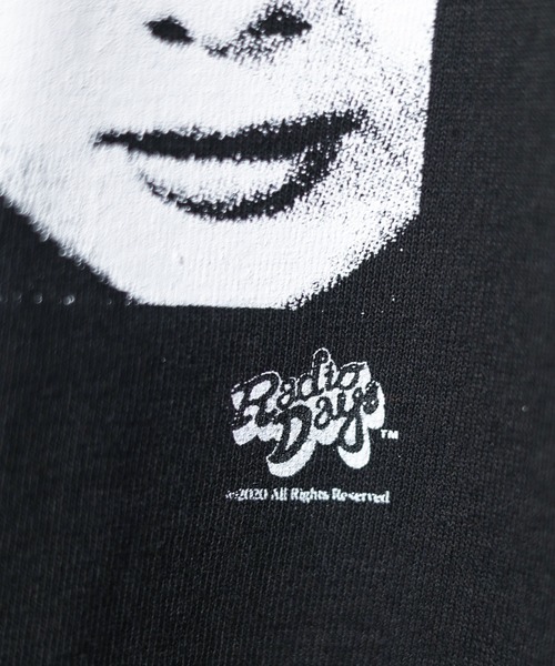 B.I.D.(ビーアイディー)の「《Radio Days》オードリーヘップバーン プリントTシャツ(Tシャツ/カットソー・レディース・ブラック/ホワイト・LARGE/X-LARGE/MEDIUM)」の3枚目の写真