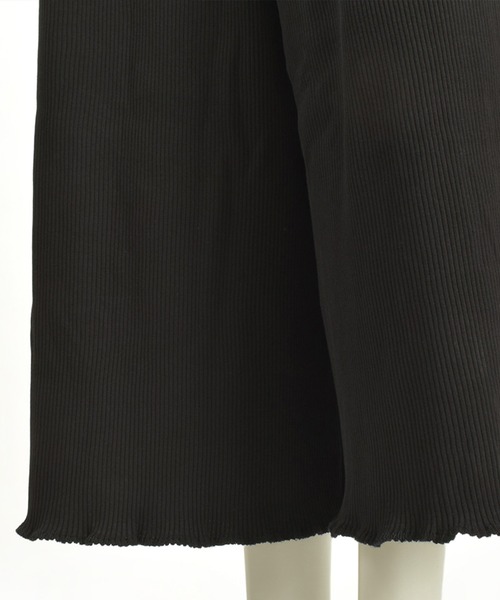 Felt-Maglietta(フェルトマリエッタ)の「裾メロウリブワイドパンツ(その他パンツ・レディース・ブラック・MEDIUM/LARGE)」の5枚目の写真