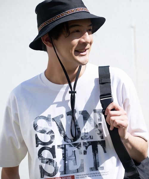 LB/S （エルビーエス）の「汗染みの目立ちにくいTシャツ ZEROSTAIN ゼロステイン　撥水性　UVカット　バックプリント プリントTシャツ ワンポイント刺繍Tシャツ（Tシャツ/カットソー・メンズ・チャコールグレー/ネイビー/イエロー/ブルー/その他/ミント/その他1/その他2/その他3/その他4/その他5/ダークブルー/ピンク系その他/その他6・SMALL/MEDIUM/LARGE/X-LARGE）」の9枚目の写真