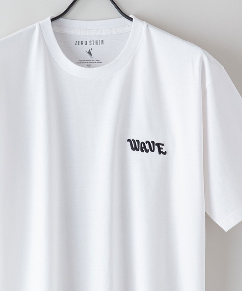 LB/S （エルビーエス）の「汗染みの目立ちにくいTシャツ ZEROSTAIN ゼロステイン　撥水性　UVカット　バックプリント プリントTシャツ ワンポイント刺繍Tシャツ（Tシャツ/カットソー・メンズ・チャコールグレー/ネイビー/イエロー/ブルー/その他/ミント/その他1/その他2/その他3/その他4/その他5/ダークブルー/ピンク系その他/その他6・SMALL/MEDIUM/LARGE/X-LARGE）」の10枚目の写真