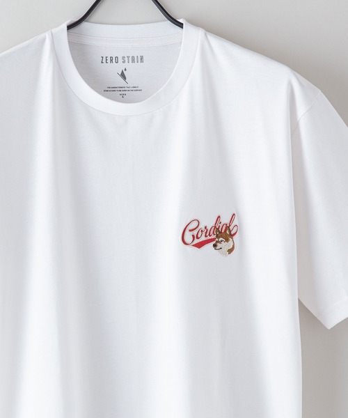 LB/S （エルビーエス）の「汗染みの目立ちにくいTシャツ ZEROSTAIN ゼロステイン　撥水性　UVカット　バックプリント プリントTシャツ ワンポイント刺繍Tシャツ（Tシャツ/カットソー・メンズ・チャコールグレー/ネイビー/イエロー/ブルー/その他/ミント/その他1/その他2/その他3/その他4/その他5/ダークブルー/ピンク系その他/その他6・SMALL/MEDIUM/LARGE/X-LARGE）」の12枚目の写真