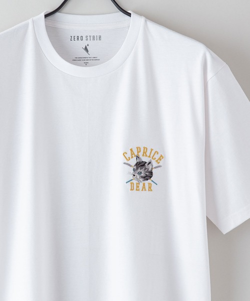 LB/S （エルビーエス）の「汗染みの目立ちにくいTシャツ ZEROSTAIN ゼロステイン　撥水性　UVカット　バックプリント プリントTシャツ ワンポイント刺繍Tシャツ（Tシャツ/カットソー・メンズ・チャコールグレー/ネイビー/イエロー/ブルー/その他/ミント/その他1/その他2/その他3/その他4/その他5/ダークブルー/ピンク系その他/その他6・SMALL/MEDIUM/LARGE/X-LARGE）」の13枚目の写真