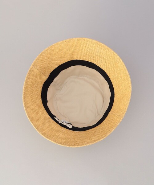 FREAK'S STORE（フリークスストア）の「Casselini/キャセリーニ 雑材バケットハット（ハット・レディース・ベージュ/ブラック・ONE SIZE）」の6枚目の写真