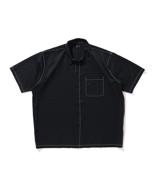 BEAMS（ビームス）の「BEAMS / ステッチ イージーフィット ミニレギュラーシャツ（シャツ/ブラウス・メンズ・ブラック/グレー・L/S/XL/M）」の21枚目の写真