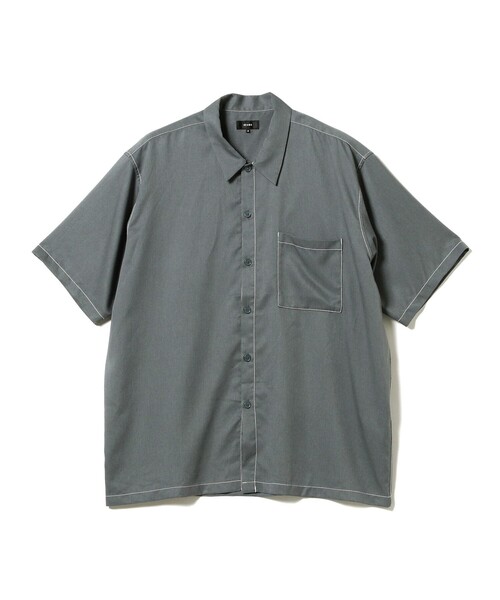 BEAMS（ビームス）の「BEAMS / ステッチ イージーフィット ミニレギュラーシャツ（シャツ/ブラウス・メンズ・ブラック/グレー・L/S/XL/M）」の12枚目の写真