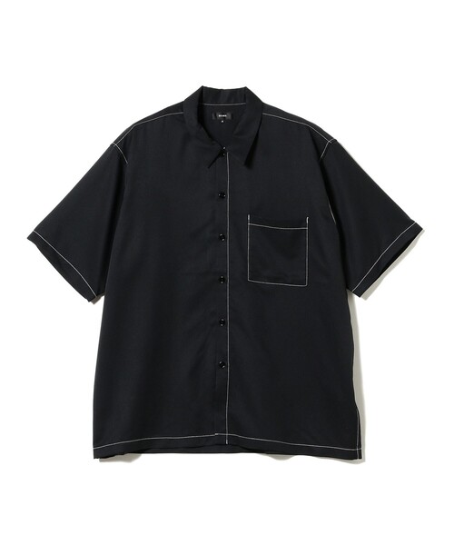 BEAMS（ビームス）の「BEAMS / ステッチ イージーフィット ミニレギュラーシャツ（シャツ/ブラウス・メンズ・ブラック/グレー・L/S/XL/M）」の6枚目の写真