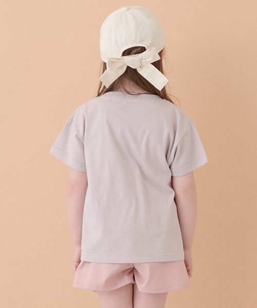 Lycee mine（リセマイン）の「【型崩れしないやわらかコットン】選べる7パターンオリジナルプリントTシャツ（Tシャツ/カットソー・キッズ・ライトブルー/ミント/モカ/チャコール/パープル/ベージュ系/ピンク・130cm/140cm/100cm/150cm/110cm/120cm）」の22枚目の写真