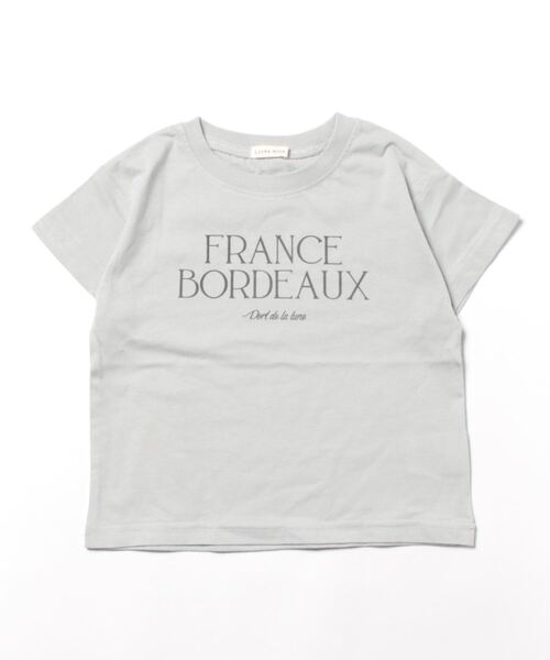 Lycee mine（リセマイン）の「【型崩れしないやわらかコットン】選べる7パターンオリジナルプリントTシャツ（Tシャツ/カットソー・キッズ・ライトブルー/ミント/モカ/チャコール/パープル/ベージュ系/ピンク・130cm/140cm/100cm/150cm/110cm/120cm）」の8枚目の写真