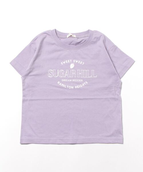 Lycee mine（リセマイン）の「【型崩れしないやわらかコットン】選べる7パターンオリジナルプリントTシャツ（Tシャツ/カットソー・キッズ・ライトブルー/ミント/モカ/チャコール/パープル/ベージュ系/ピンク・130cm/140cm/100cm/150cm/110cm/120cm）」の10枚目の写真