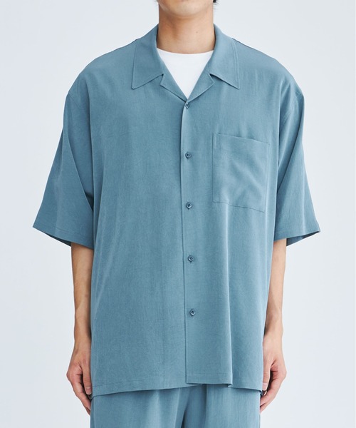 08sircus/ゼロエイトサーカス】Back dolman split shirt S/S（シャツ