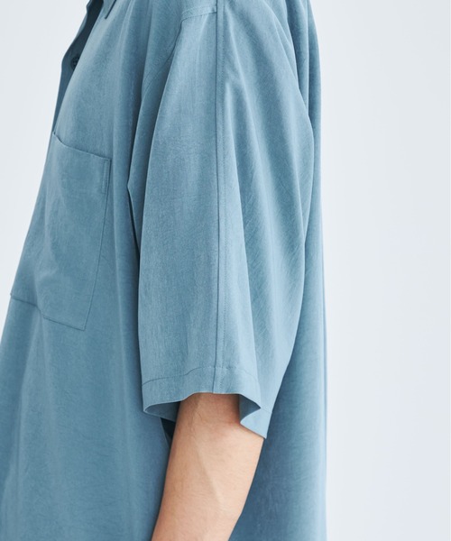 08sircus/ゼロエイトサーカス】Back dolman split shirt S/S（シャツ