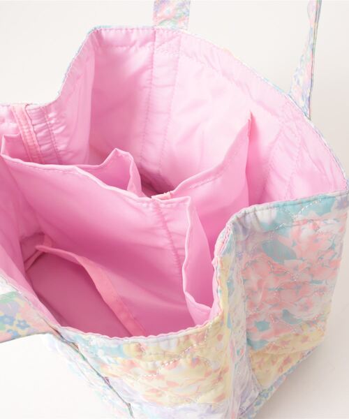 fafa（フェフェ）の「LUNE | キルティングトートバッグ（トートバッグ・キッズ・ミント/ラベンダー・FREE）」の3枚目の写真