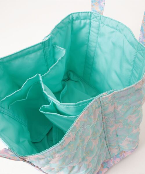 fafa（フェフェ）の「LUNE | キルティングトートバッグ（トートバッグ・キッズ・ミント/ラベンダー・FREE）」の6枚目の写真