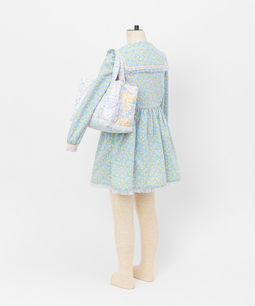 fafa（フェフェ）の「LUNE | キルティングトートバッグ（トートバッグ・キッズ・ミント/ラベンダー・FREE）」の9枚目の写真