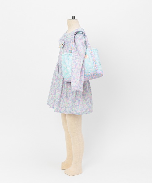 fafa（フェフェ）の「LUNE | キルティングトートバッグ（トートバッグ・キッズ・ミント/ラベンダー・FREE）」の10枚目の写真