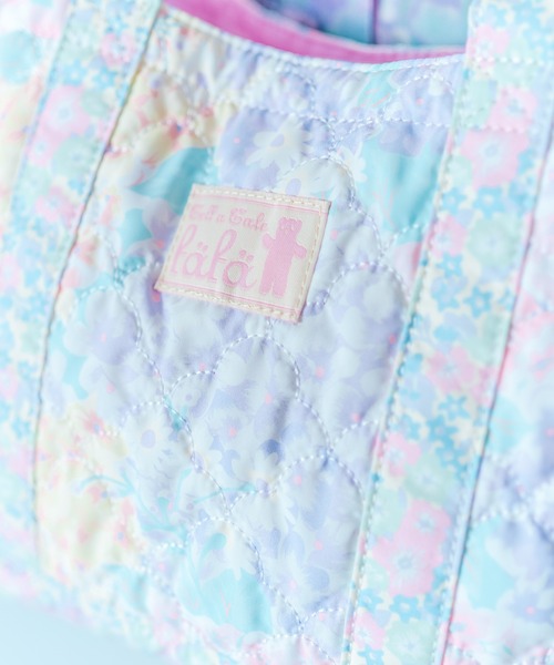 fafa（フェフェ）の「LUNE | キルティングトートバッグ（トートバッグ・キッズ・ミント/ラベンダー・FREE）」の7枚目の写真