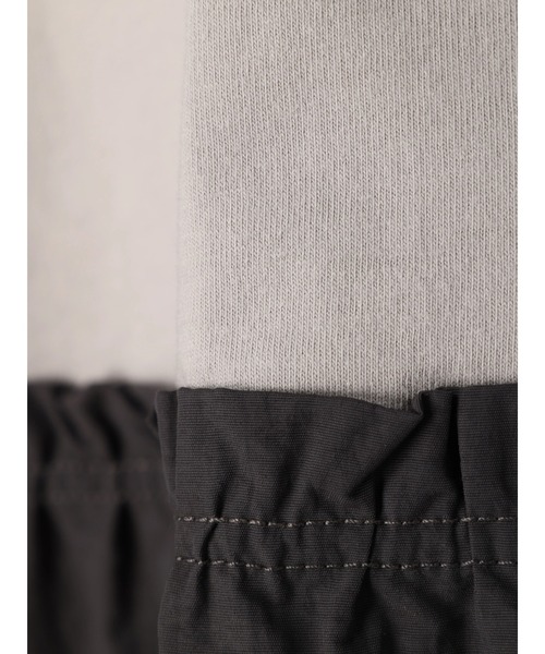 CRAFT STANDARD BOUTIQUE（クラフトスタンダードブティック）の「布帛切替アシメギャザーワンピース（ワンピース・レディース・グレー/ブラック・FREE）」の19枚目の写真