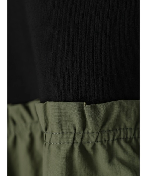 CRAFT STANDARD BOUTIQUE（クラフトスタンダードブティック）の「布帛切替アシメギャザーワンピース（ワンピース・レディース・グレー/ブラック・FREE）」の20枚目の写真