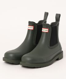 ASBee | HUNTER ハンター W COMMANDO CHELSEA BOOT【完全防水】レディースレインブーツ サイドゴア(Wコマンドチェルシーブーツ) WFS1018RMA(レインシューズ)