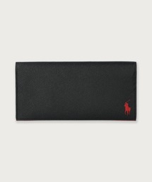 ハーモニー エンボスレザー ジップ ウォレット（財布）｜POLO RALPH