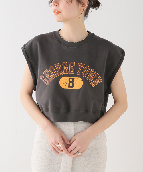 セール】【MAISON NO.8/メゾンナンバーエイト】 N/SショートSWEAT（T  