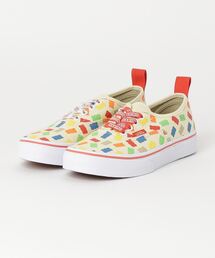 VANS（バンズ）の「VANS ヴァンズ AUTHENTIC ELASTIC LACE オーセンティックエラスティックレース VN0A4BUSYF9 HARIBO WH/RED（スニーカー・キッズ）」