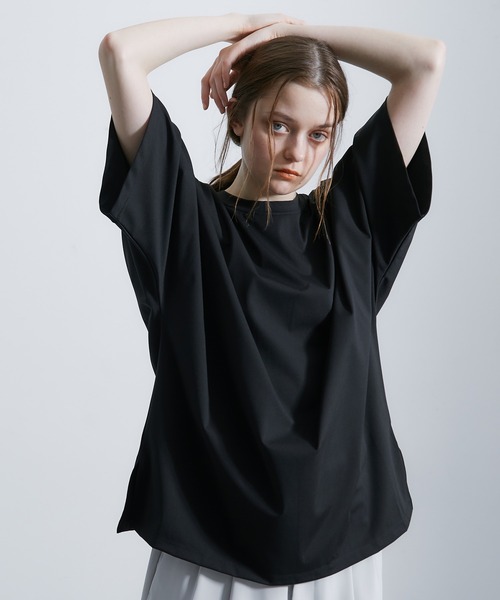 JUNRED（ジュンレッド）の「パウダータッチドルマンビッグTシャツ（Tシャツ/カットソー・メンズ・ブルー/ブラック/グレー系その他/ホワイト・L/M/S）」の3枚目の写真