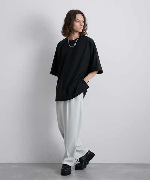 JUNRED（ジュンレッド）の「パウダータッチドルマンビッグTシャツ（Tシャツ/カットソー・メンズ・ブルー/ブラック/グレー系その他/ホワイト・L/M/S）」の21枚目の写真