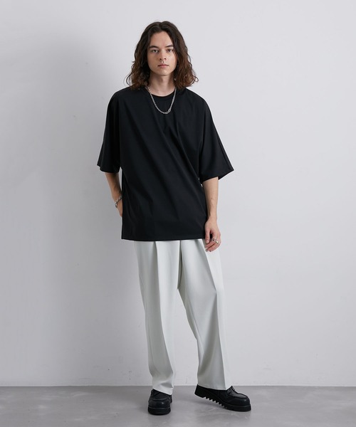 JUNRED（ジュンレッド）の「パウダータッチドルマンビッグTシャツ（Tシャツ/カットソー・メンズ・ブルー/ブラック/グレー系その他/ホワイト・L/M/S）」の20枚目の写真