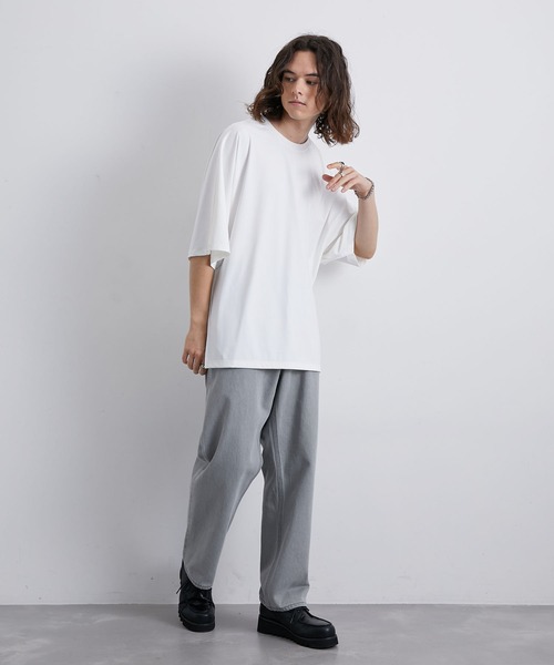 JUNRED（ジュンレッド）の「パウダータッチドルマンビッグTシャツ（Tシャツ/カットソー・メンズ・ブルー/ブラック/グレー系その他/ホワイト・L/M/S）」の17枚目の写真