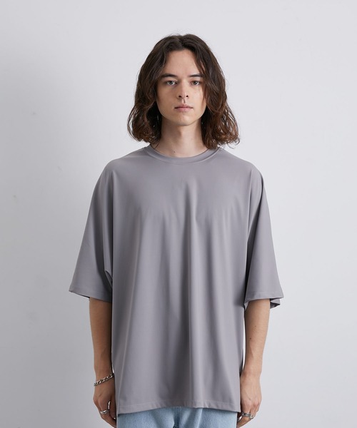 JUNRED（ジュンレッド）の「パウダータッチドルマンビッグTシャツ（Tシャツ/カットソー・メンズ・ブルー/ブラック/グレー系その他/ホワイト・L/M/S）」の13枚目の写真