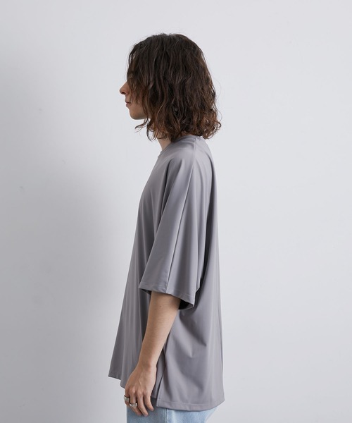 JUNRED（ジュンレッド）の「パウダータッチドルマンビッグTシャツ（Tシャツ/カットソー・メンズ・ブルー/ブラック/グレー系その他/ホワイト・L/M/S）」の12枚目の写真