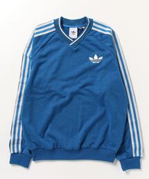 70's vintage adidas 長袖シャツ ホワイト/ブルー 74827641b_b_02_215.jpg