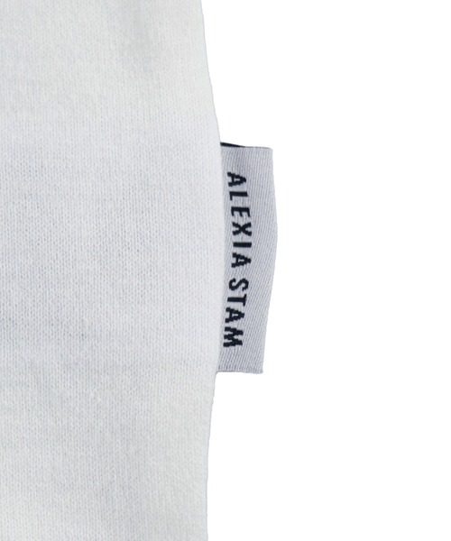ALEXIA STAM(アリシアスタン)の「Cocktails Oversized Tee / CocktailsオーバーTee(Tシャツ/カットソー・レディース・ホワイト/チャコールグレー・FREE)」の18枚目の写真