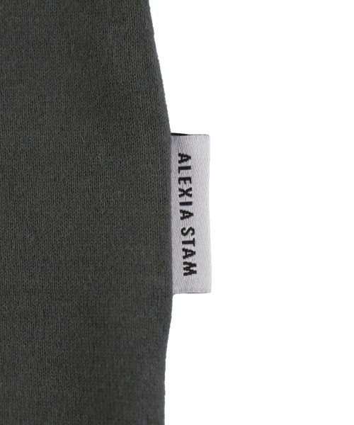 ALEXIA STAM(アリシアスタン)の「Cocktails Oversized Tee / CocktailsオーバーTee(Tシャツ/カットソー・レディース・ホワイト/チャコールグレー・FREE)」の22枚目の写真