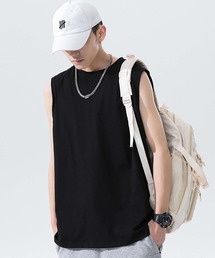 WESTSEA（ウエストシー）の「99.9%の原因菌を抑制 制菌防臭 (ナノファイン加工) 接触冷感 無地ノースリーブＴシャツ/タンクトップ（タンクトップ・メンズ）」