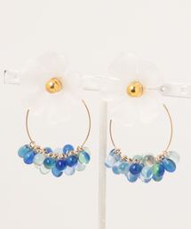 【Milimili】フラワーボリュームピアス