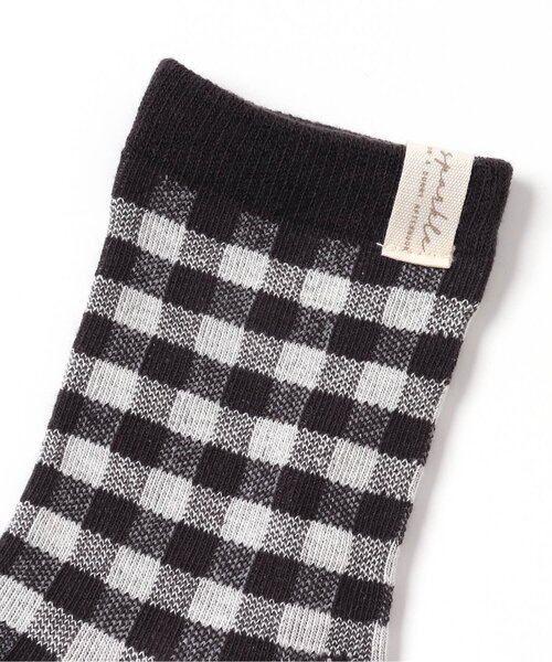 apres les cours(アプレレクール)の「4色総柄ソックス(ソックス/靴下・キッズ・アイボリー/その他2/チェック/ミント・12/15 /18/21)」の5枚目の写真
