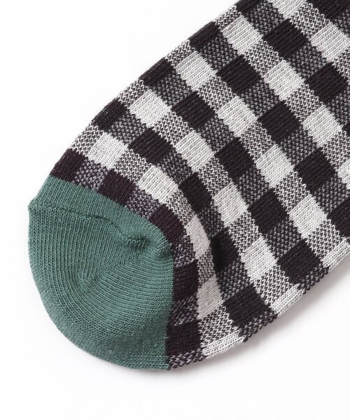 apres les cours(アプレレクール)の「4色総柄ソックス(ソックス/靴下・キッズ・アイボリー/その他2/チェック/ミント・12/15 /18/21)」の6枚目の写真