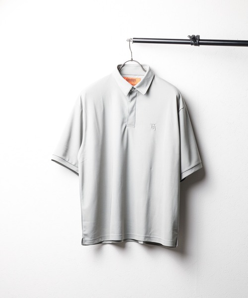 UNIVERSAL OVERALL（ユニバーサルオーバーオール）の「【UNIVERSAL OVERALL】Over Polo（ポロシャツ・レディース・ブラック/グレー/ネイビー・LARGE/MEDIUM/SMALL/X-LARGE）」の3枚目の写真