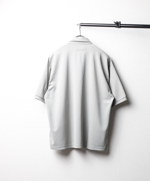 UNIVERSAL OVERALL（ユニバーサルオーバーオール）の「【UNIVERSAL OVERALL】Over Polo（ポロシャツ・レディース・ブラック/グレー/ネイビー・LARGE/MEDIUM/SMALL/X-LARGE）」の6枚目の写真