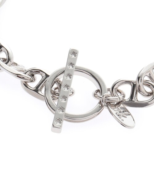 tk.TAKEO KIKUCHI（ティーケータケオキクチ）の「◆アンカーチェーンブレスレット（ブレスレット・メンズ・シルバー/ブラック・00）」の12枚目の写真