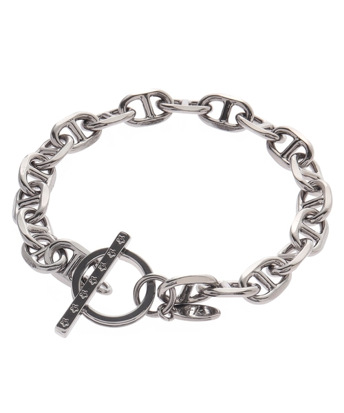 tk.TAKEO KIKUCHI（ティーケータケオキクチ）の「◆アンカーチェーンブレスレット（ブレスレット・メンズ・シルバー/ブラック・00）」の6枚目の写真