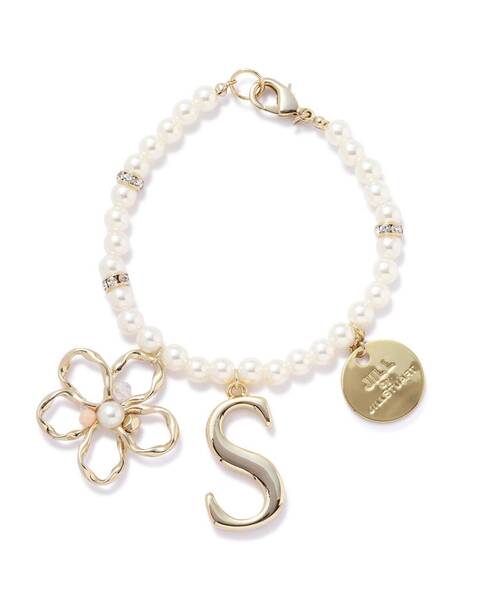 JILL by JILL STUART(ジルバイジルスチュアート)の「パールイニシャルチャーム(チャーム・レディース・シャンパン/その他2/その他3/その他5/ゴールド系その他2/その他4/その他7/その他6・FREE)」の1枚目の写真