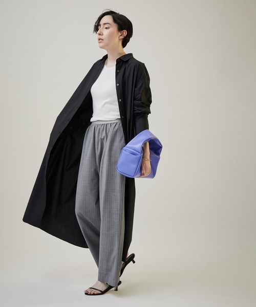 SALON adam et rope'（サロン アダム エ ロペ）の「【Smile Cotton】カップ付きアメリカンスリーブタンクトップ（タンクトップ・レディース・ブラック/ホワイト/パープル・FREE）」の21枚目の写真