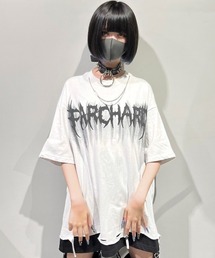 A'GEM/9 × .kom『NOVESSEL/ノベセル』チェーン付フェイクレイヤードTシャツ