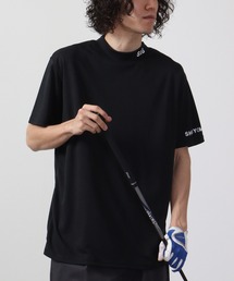 吸汗速乾ゴルフウェア 半袖ハイネックTシャツ